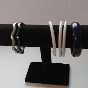 Vintage acrylic bracelets.  Fun and Fabulous.